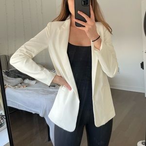 AQUA white blazer